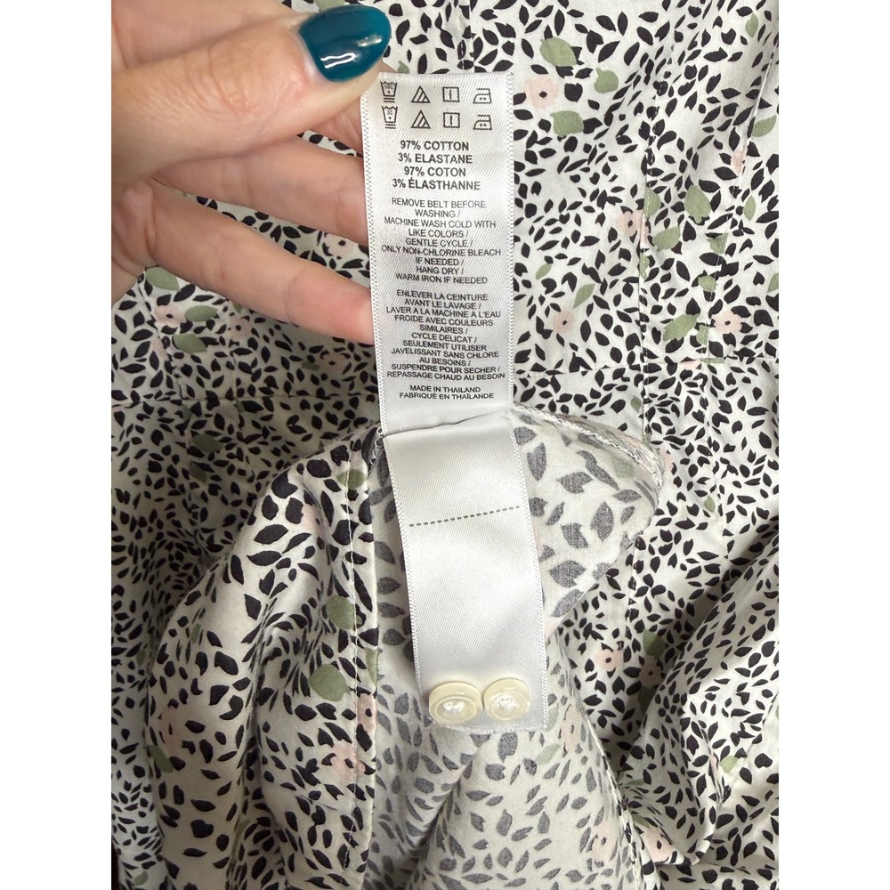 Untuck It Floral Button Front Dress - Picture 4 of 5